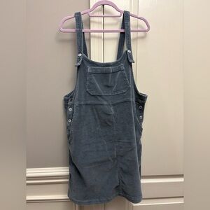 American Eagle women’s corduroy overall dress